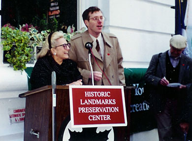 Barbara Lee with Barry