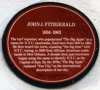 Big Apple Plaque