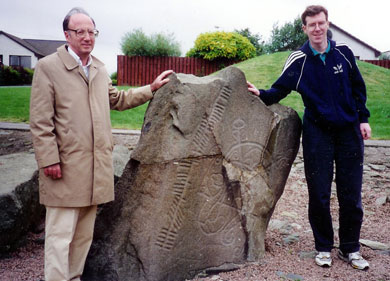 Jerry with Barry in Aberdeen